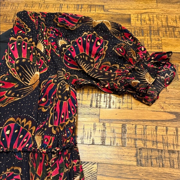 FARM Rio Butterfly Sky Tiered Maxi Dress NWT Small - Picture 11 of 16